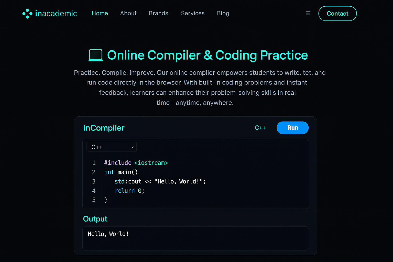 Online Compiler
